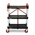 Crescent Tools Siterunner Folding Jobsite Cart w/ 5 in. Casters - F3SCBL ET18348